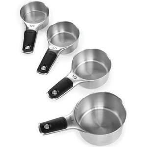 OXO - Good Grips Set of 4 Stainless Steel Magnetic Measuring Cups