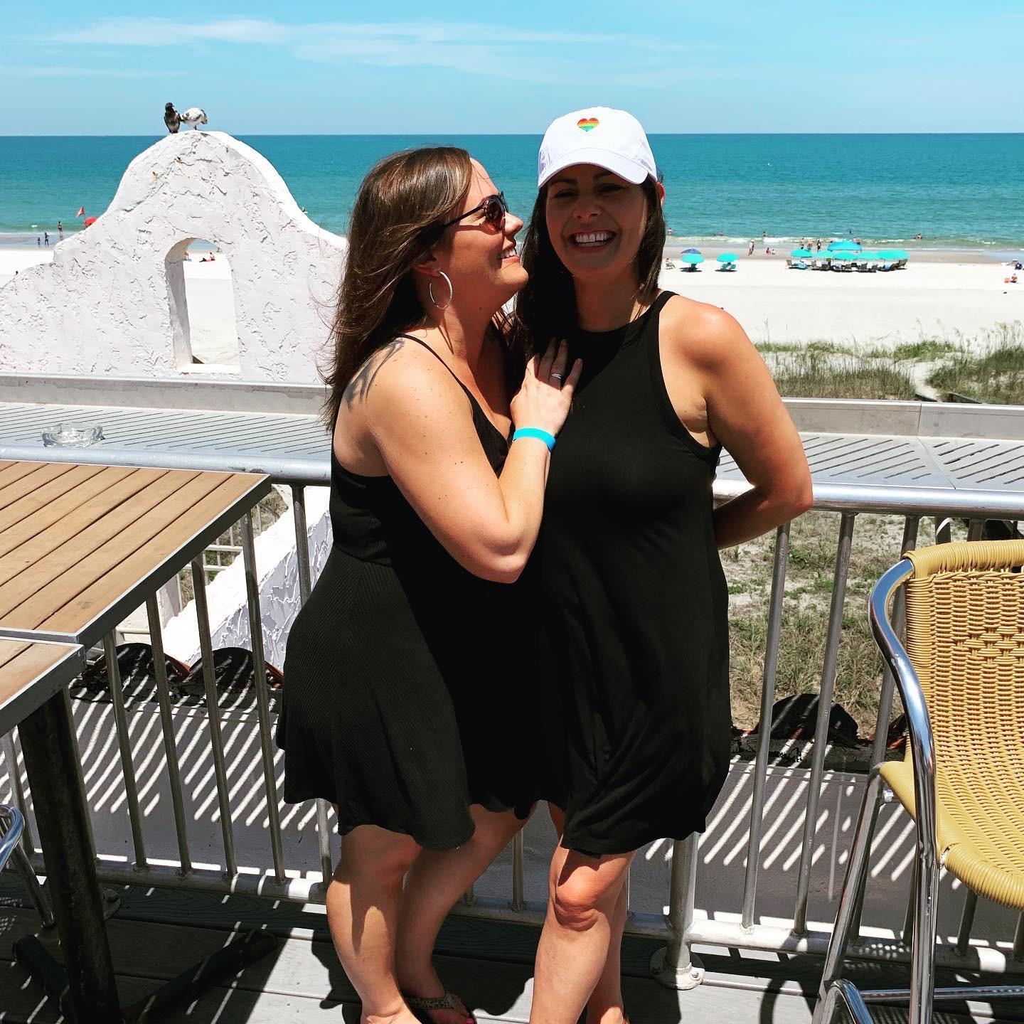 Funny thing about this day. Chelsea told me that my hat didn't match my outfit, but it was PRIDE month and I insisted on wearing it, even though she was right.. it really didn't match.