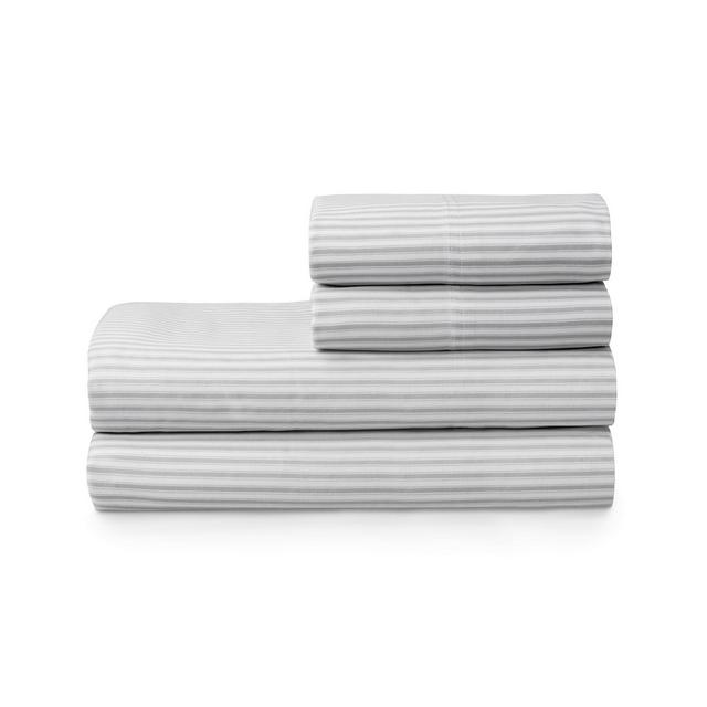 Martha Stewart Collection Provence Stripe 4-Pc. Sheet Set, Queen, Created For Macy's