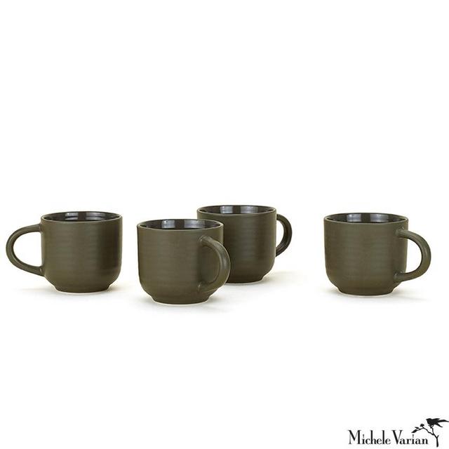 Essential Mug Set of 4 Olive