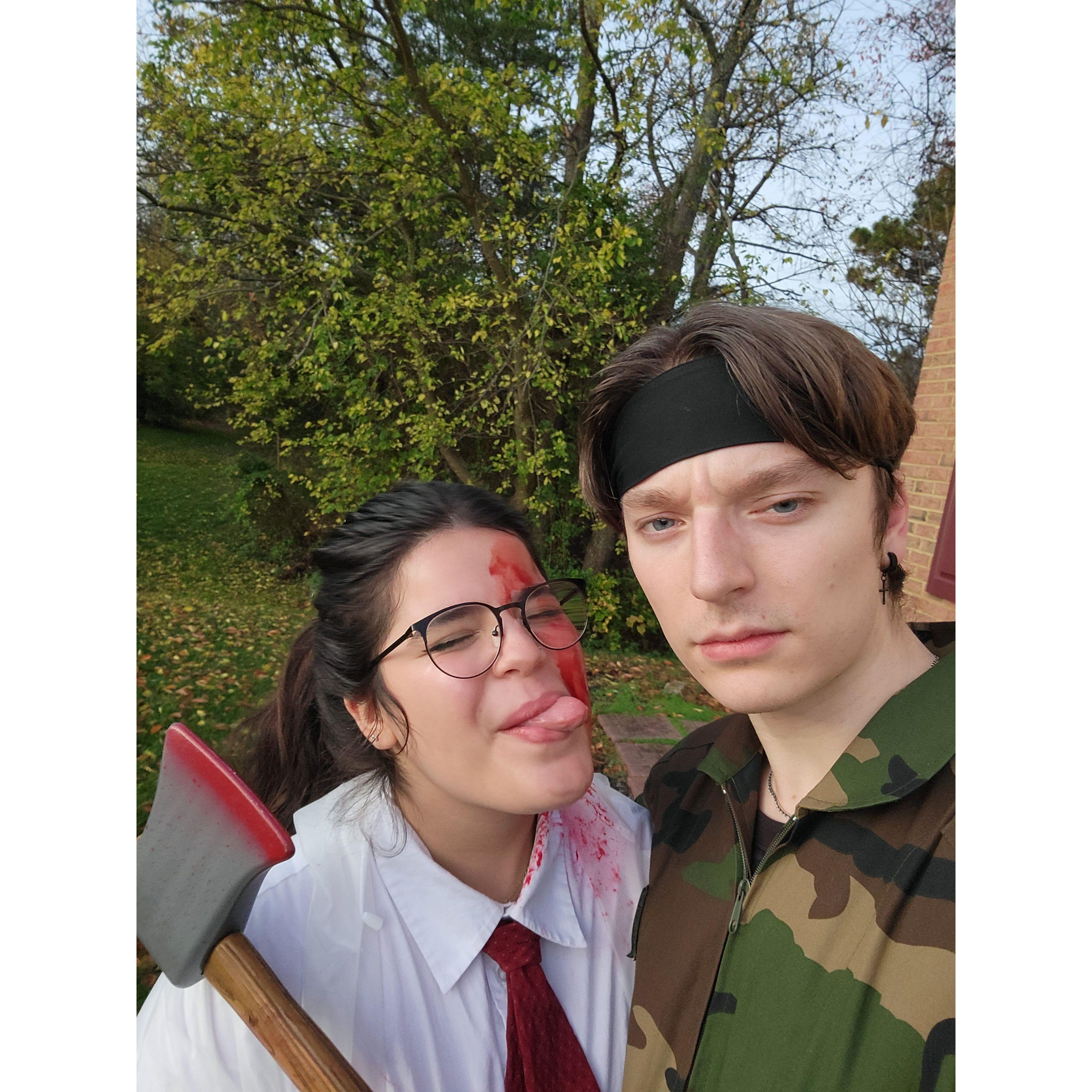 Patrick Bateman vs. Snake