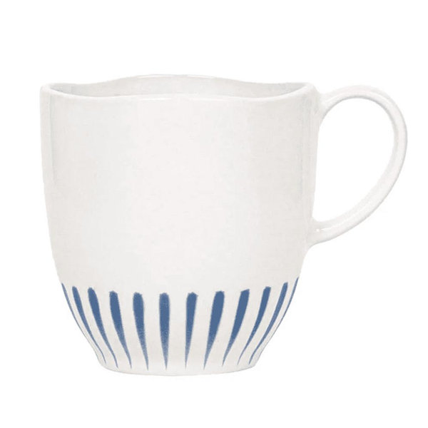 Sitio Stripe Delft Blue Mug - CarefulPeach Boutique