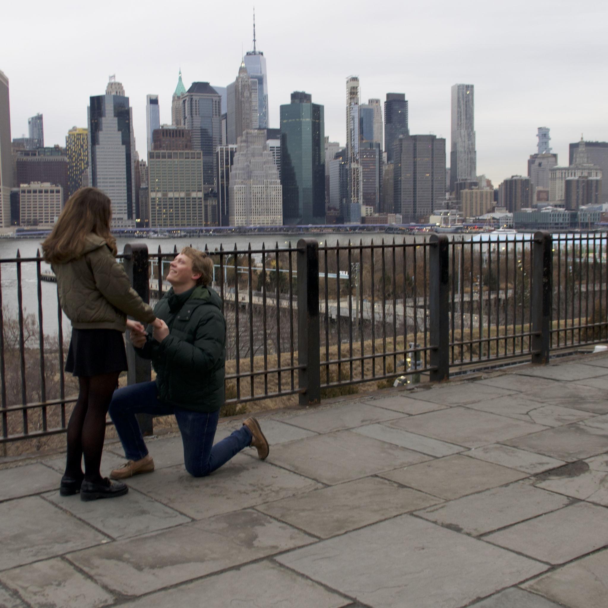 Proposal in Brooklyn Heights