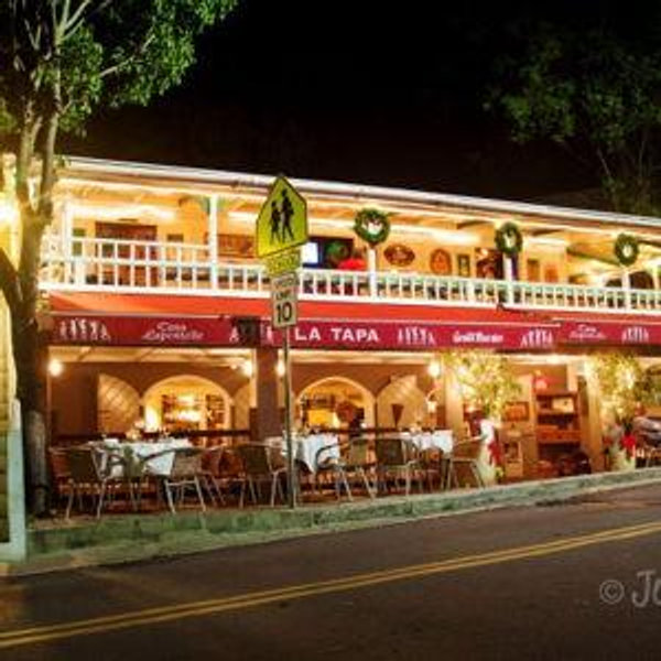 Honeymoon Dinner at La Tapa in St. John