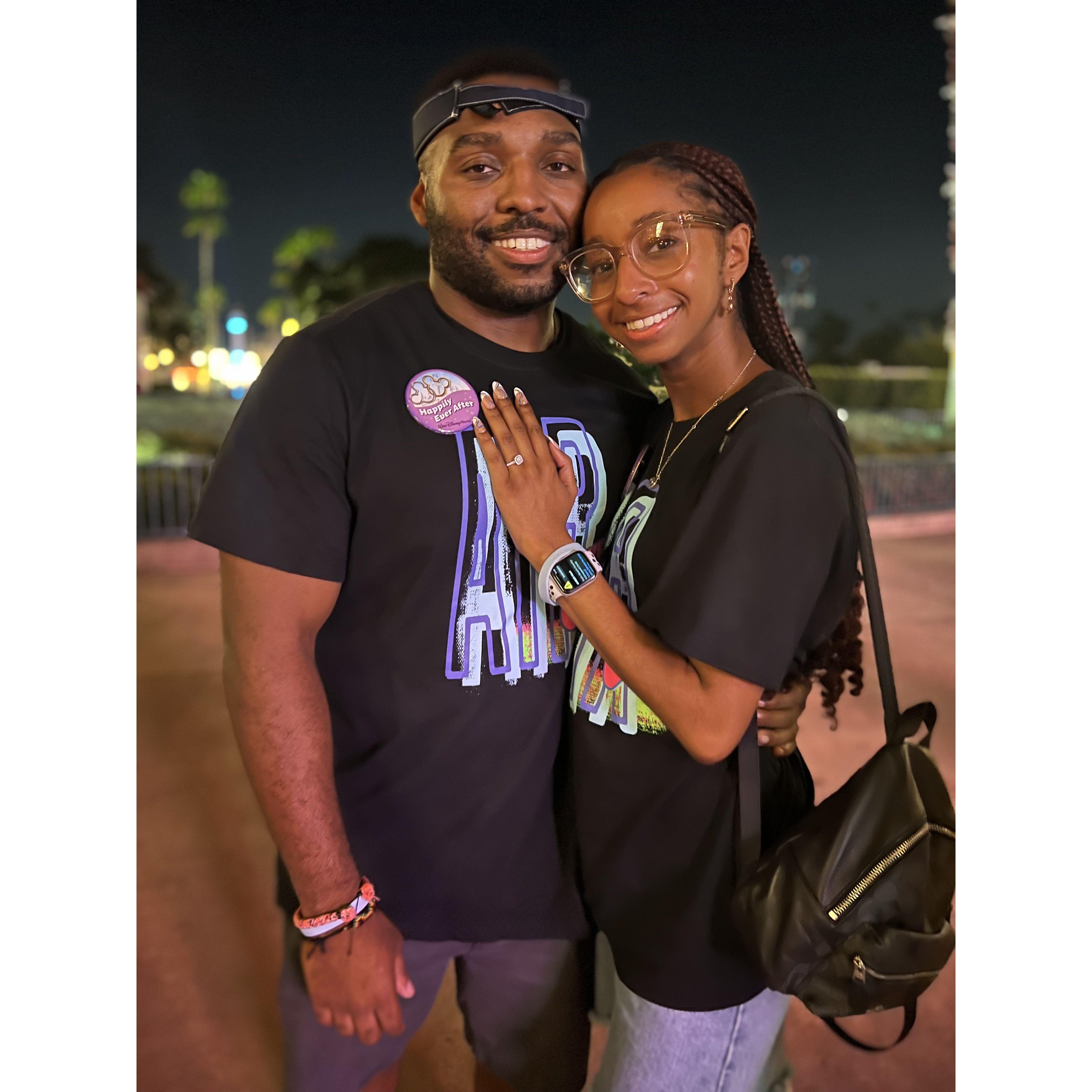 The moment I said "YES!!!"