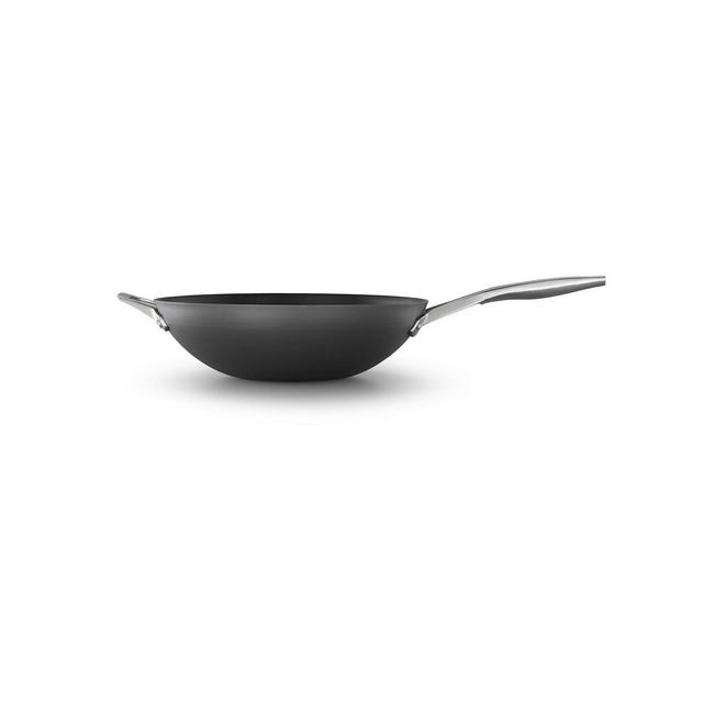 NEW! Calphalon Premier Hard Anodized Nonstick 13" Flat Bottom Wok