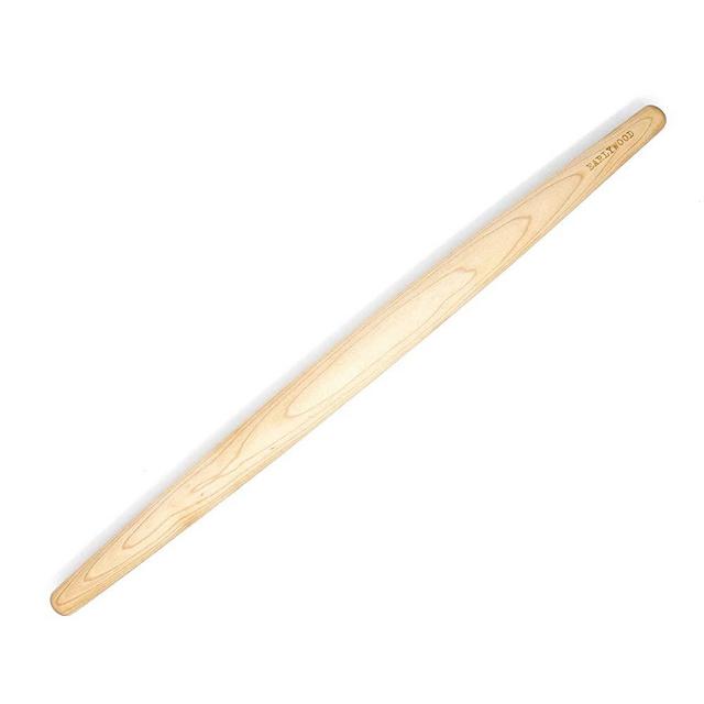 French Rolling Pin - Tapered Wooden Rolling Pin for Baking Pizza, Pastry Dough or Pasta - Hard Wood Roller Baking Pin Made in USA, By Earlywood - Hard Maple