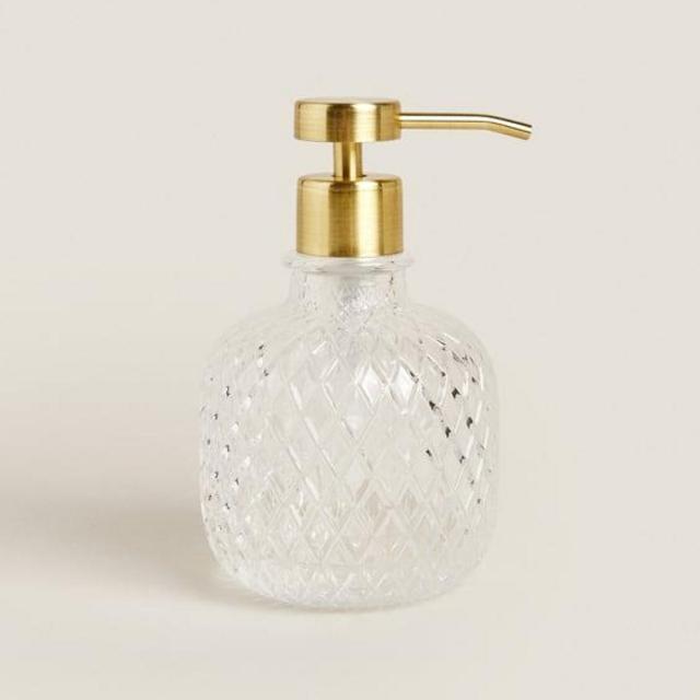 RAISED DESIGN GLASS DISPENSER