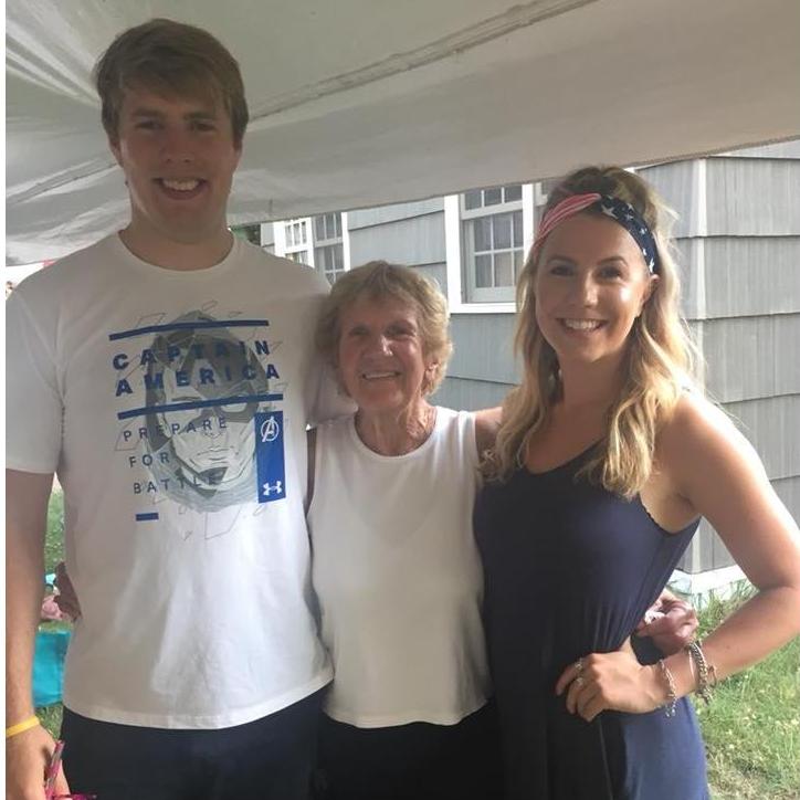 Pat, Lindsey, and Pat's Grandma on the 4th of July