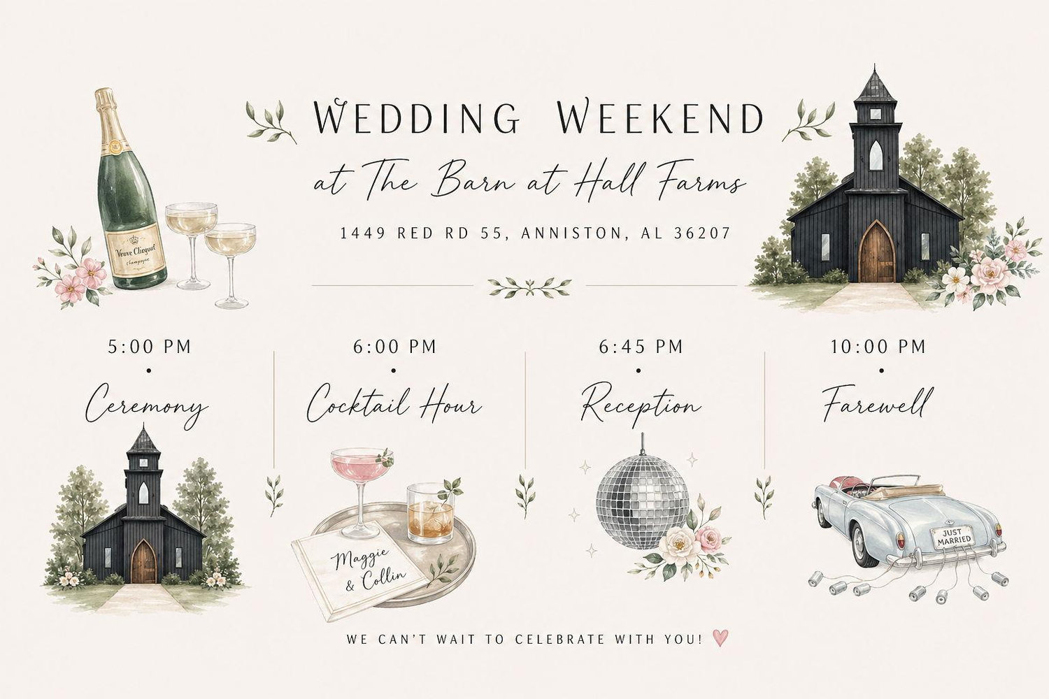 The Wedding Website of Collin Curry and Maggie Bagley