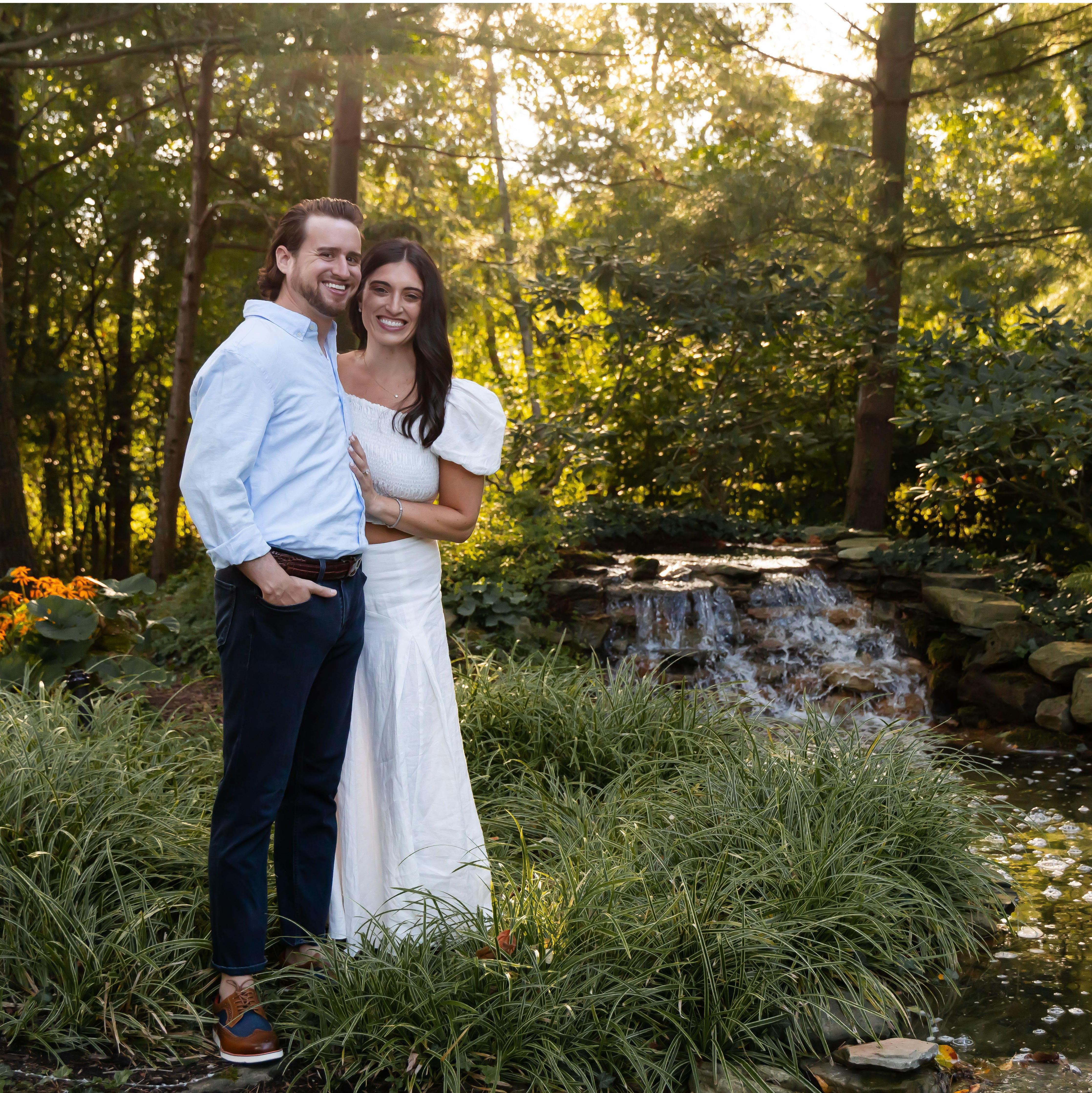 Engagement photos at Nana Sue's in Cleveland!
