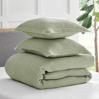 Mills Waffle 3-Piece Duvet Set