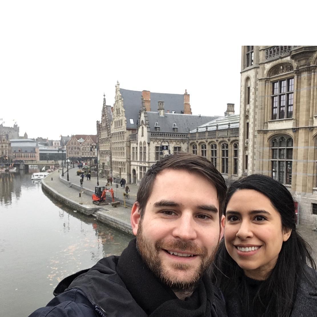 Ghent, Belgium. One of the most romantic places we've visited.