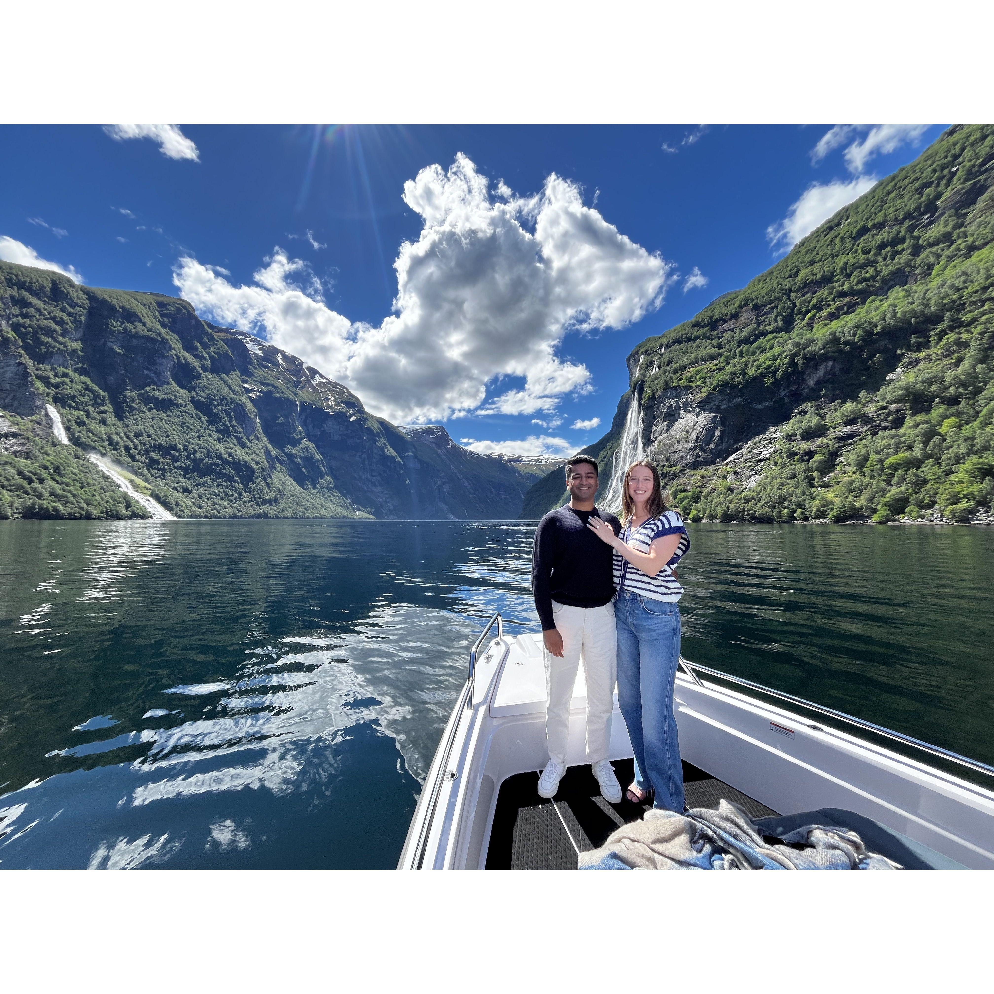 In June 2024, we got engaged in Norway!!!! We cannot wait to celebrate with you all soon!