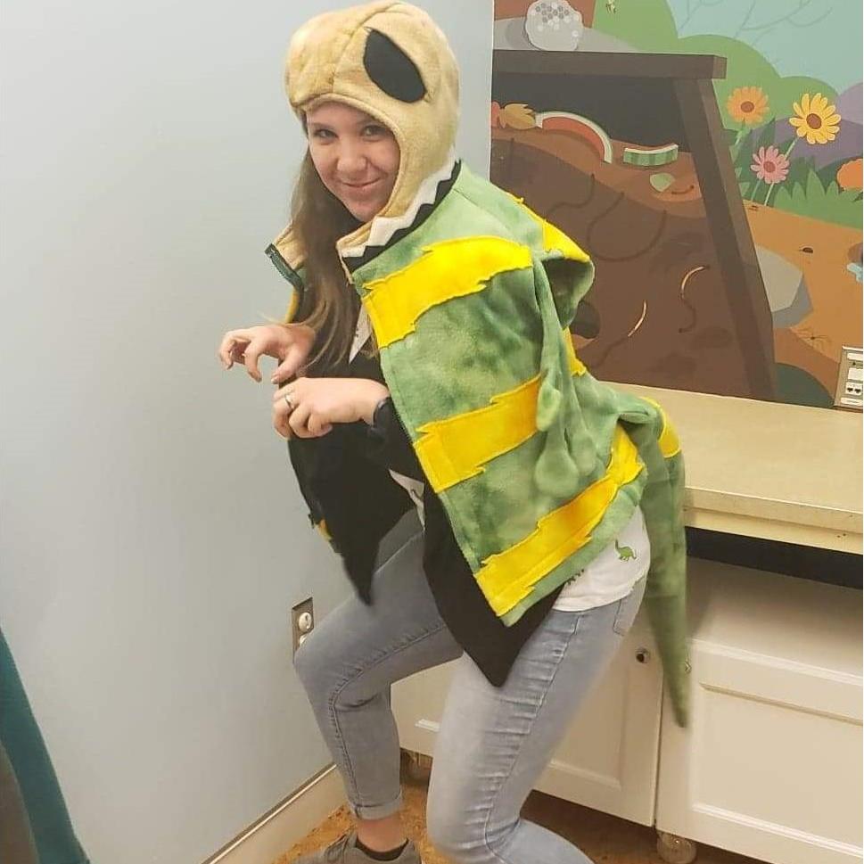 For Christmas I gifted Amanda with tickets to the natural history museum. She found the kids costumes and decided to join the dinosaurs.