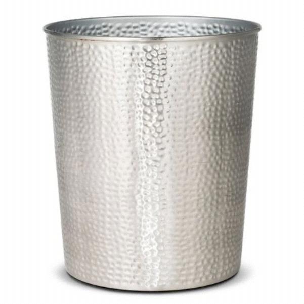 Solid Hammered Wastebasket