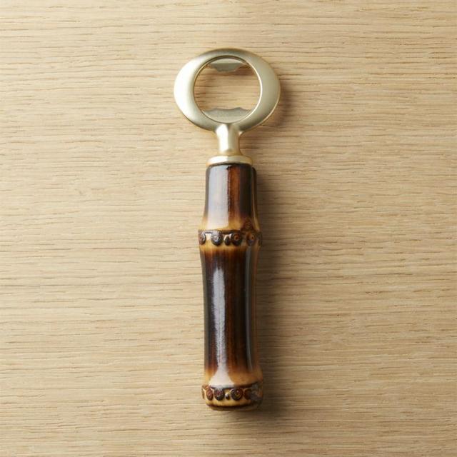 [CB2] Bamboo Wood Bottle Opener