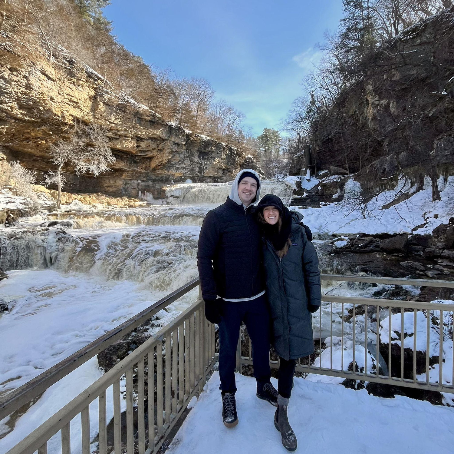 We thought it was going to be a frozen waterfall.