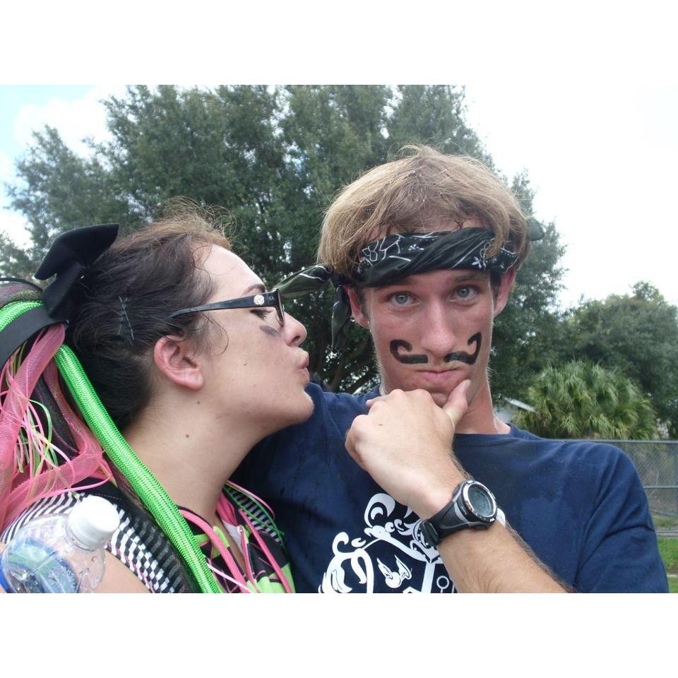 Our first picture together before we started dating