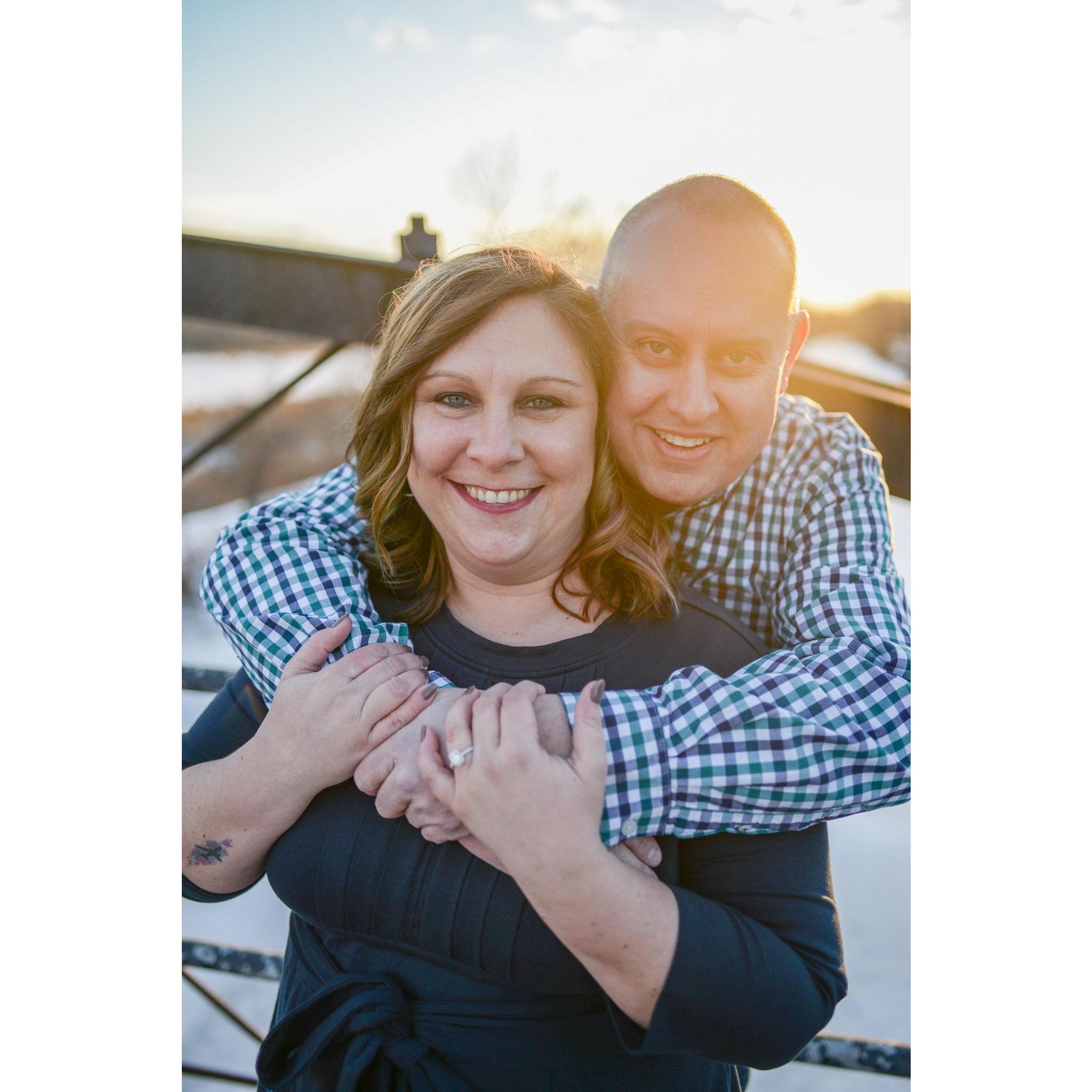 Engagement shoot in Clifton Park, NY - 02.23.2019