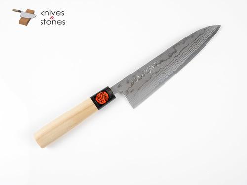 Tanaka Blue 2 Damascus Gyuto 240mm Ho Wood handle