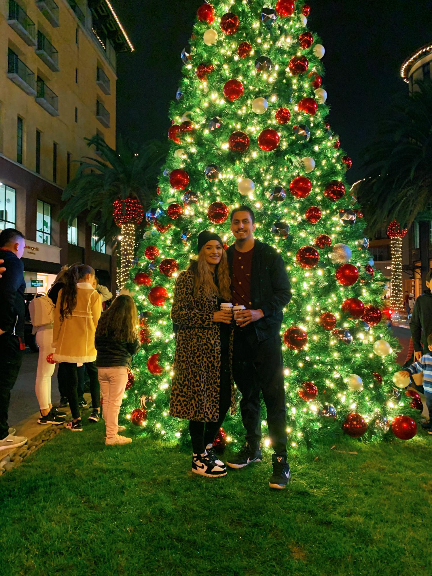 Christmas in Santana Row.