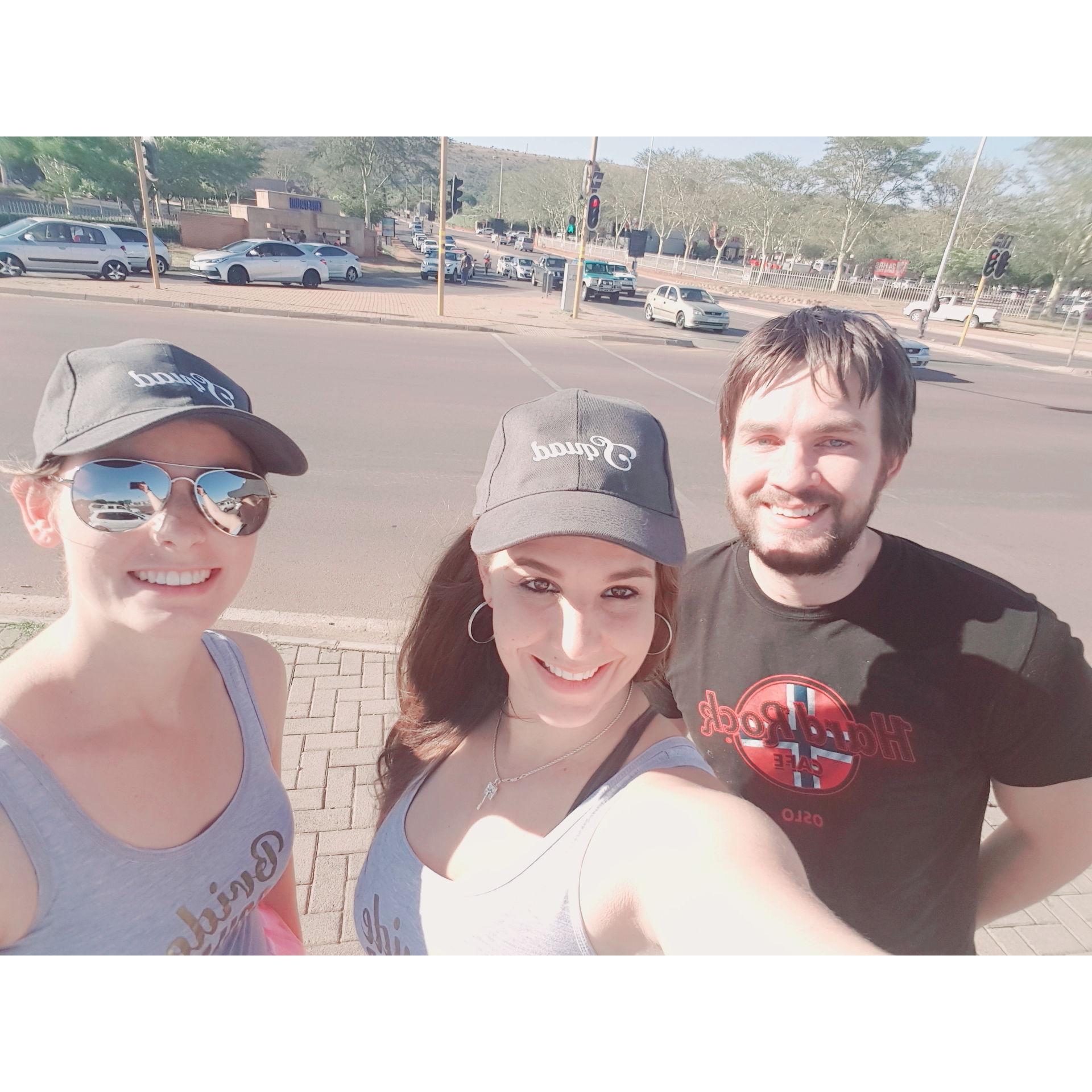 Matthew always being there looking after the ladies having fun for Nikki's bachelorette. Always the gentleman and protector.