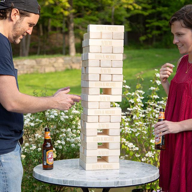 Personalized Giant Tumble Tower