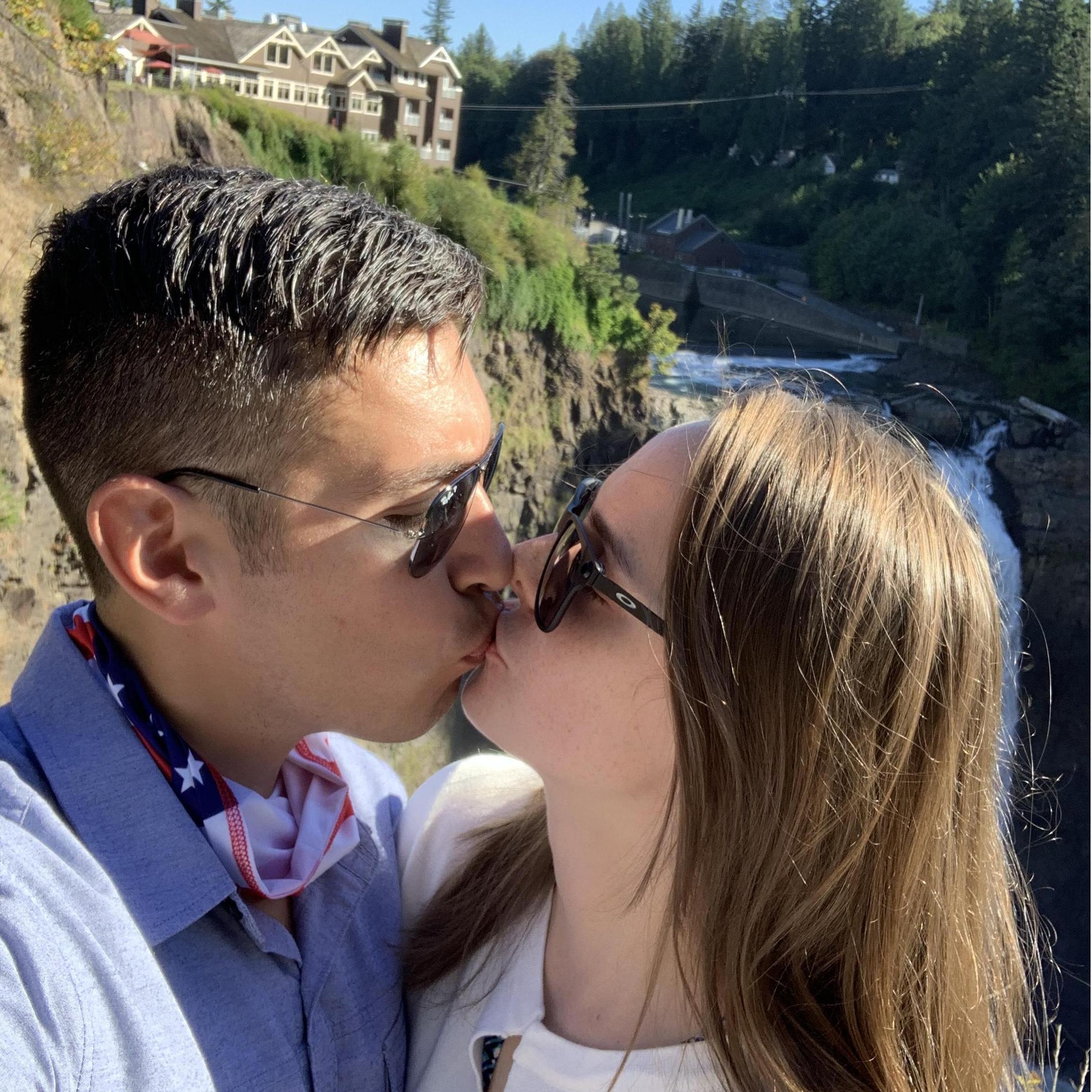 Snoqualmie Falls for Julia's 27th Birthday!