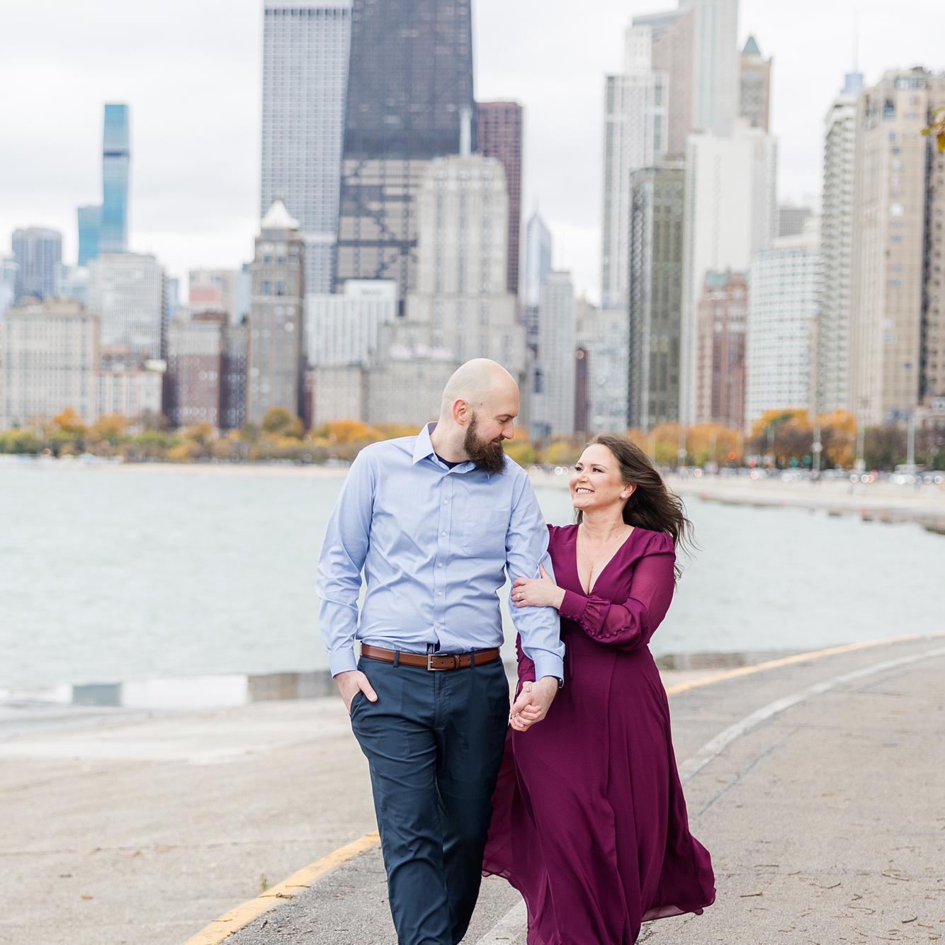 Engagement Photos at North Avenue Beach