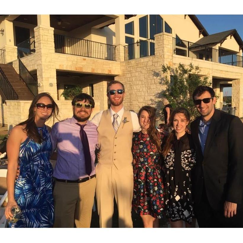 Andrew & Tabby's wedding with the H-town crew