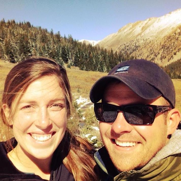 First hike together! As much up Grey's peak as the quickly approaching cold would allow.