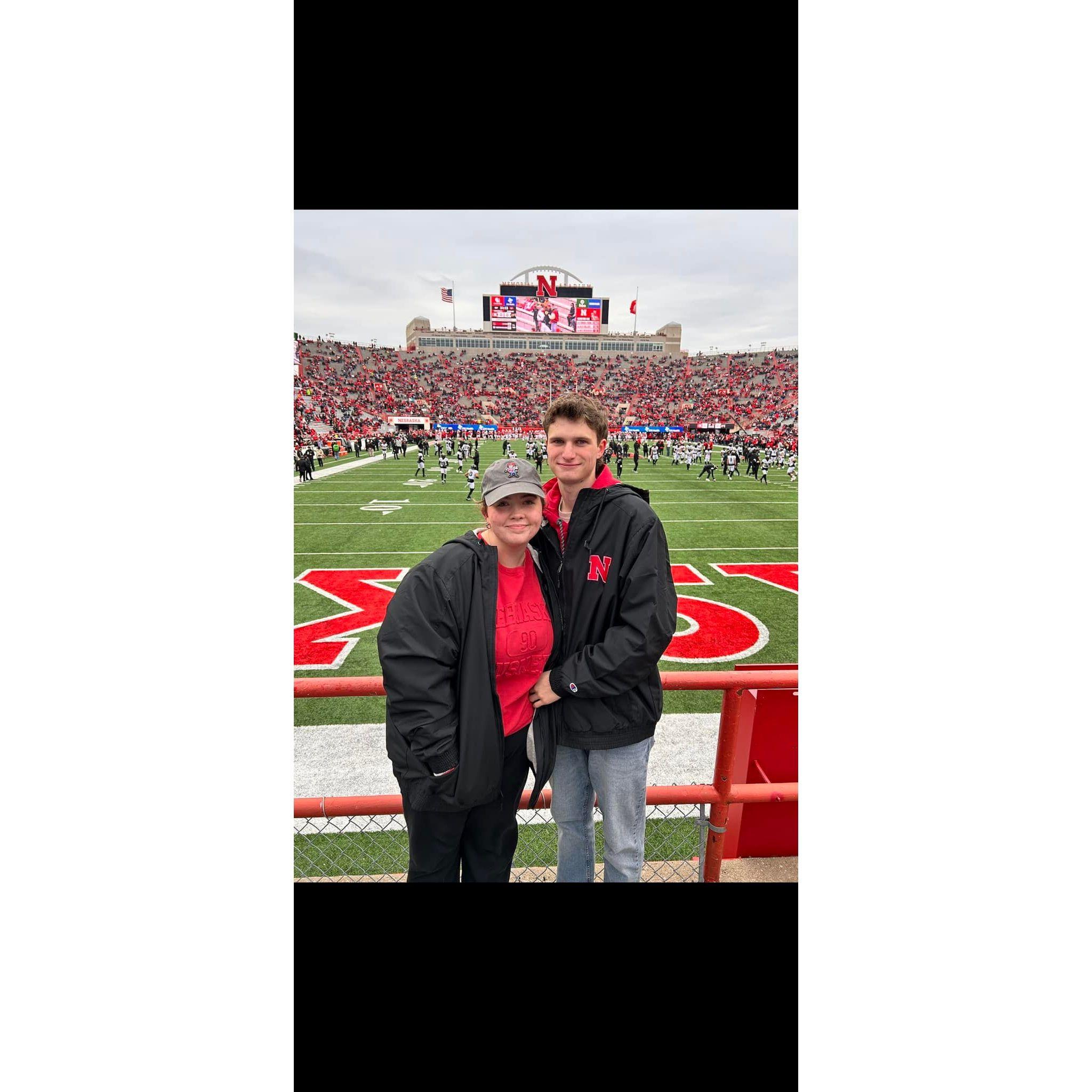 Our first Husker football game