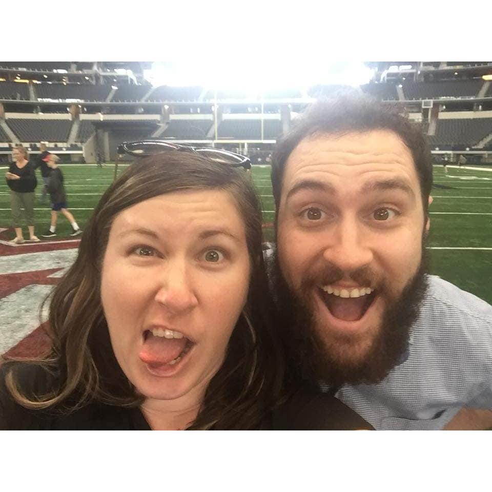 Starting our stadium tours, Dallas 2017