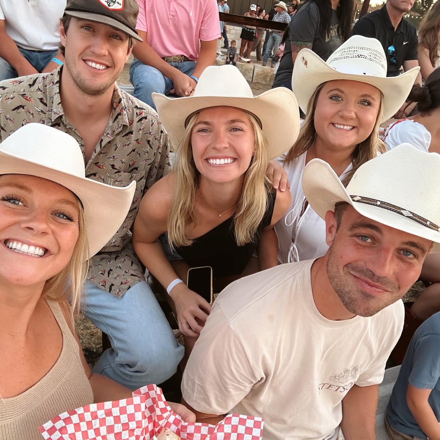 Johnson City rodeo with our friends