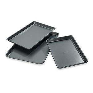 Chicago Metallic™ Professional Jelly Roll Pans with Armor-Glide Coating (Set of 3)