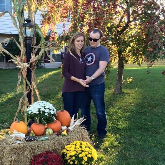 Dillon and I got our decorating on during our first fall season as a couple