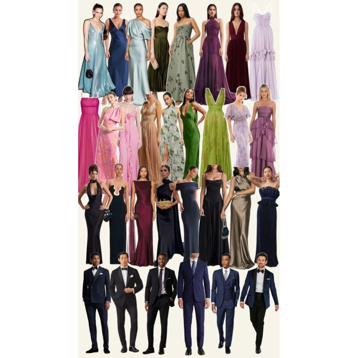 Inspiration for Black-Tie Attire