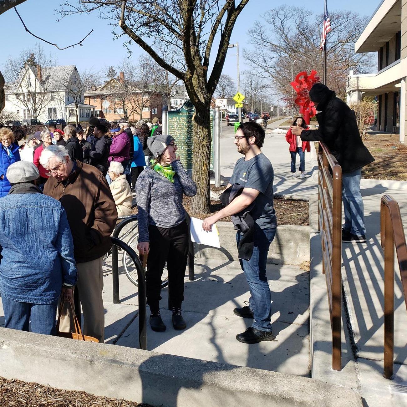Police Brutality Protest in East Lansing, Michigan