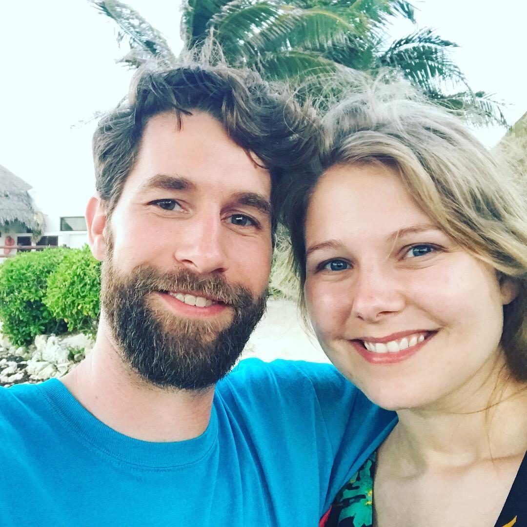Shortly after getting engaged in Tulum, Mexico.