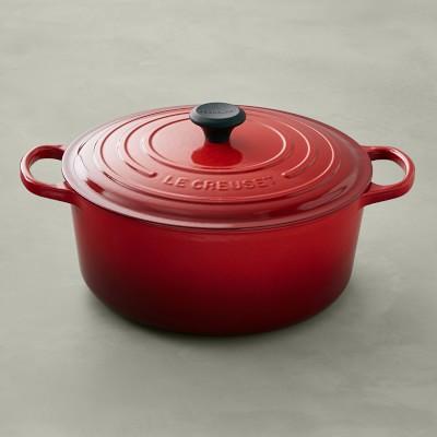 Le Creuset Signature Cast-Iron Round Dutch Oven, 9-Qt., Red