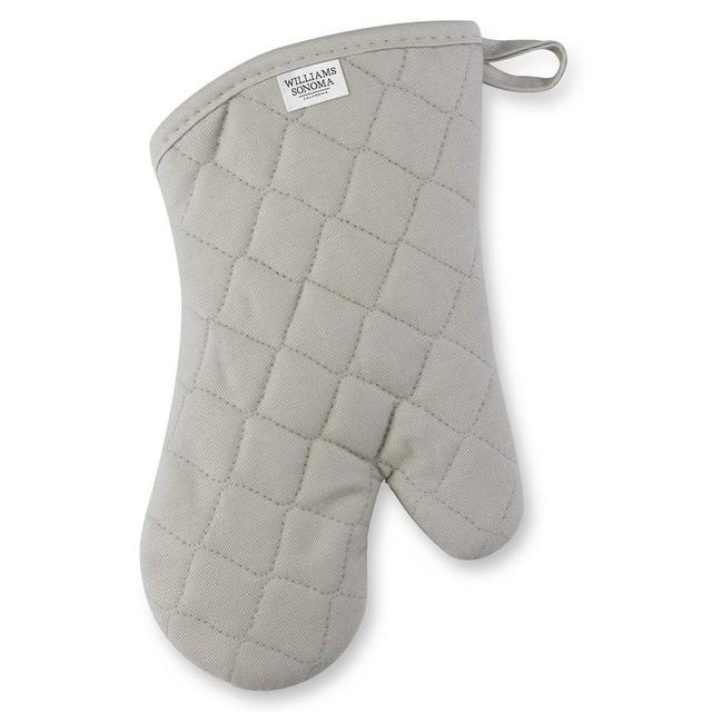 Williams Sonoma Solid Oven Mitts, Set of 2, Drizzle Grey