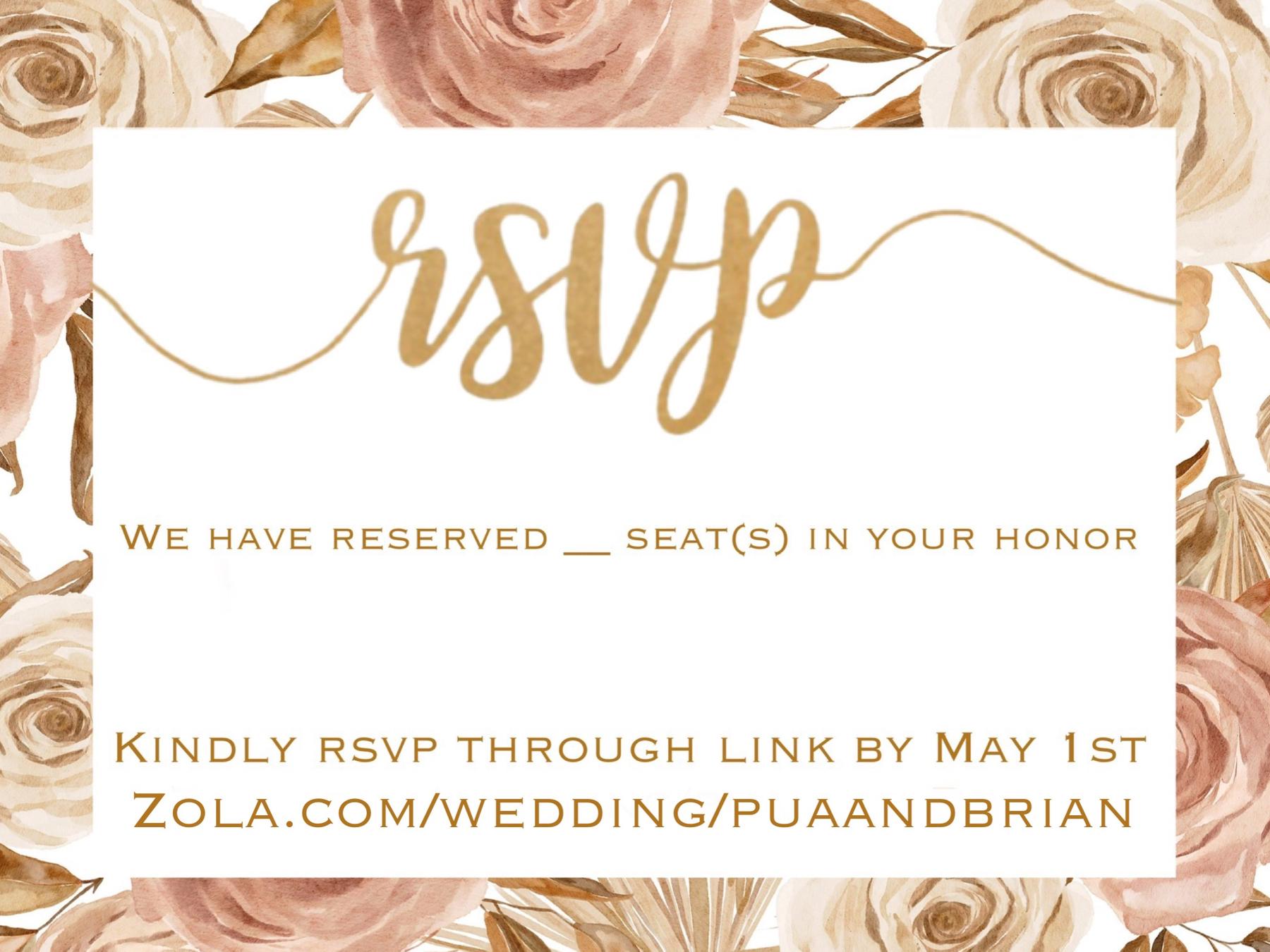 The Wedding Website of Pua Doane and Brian Bautista