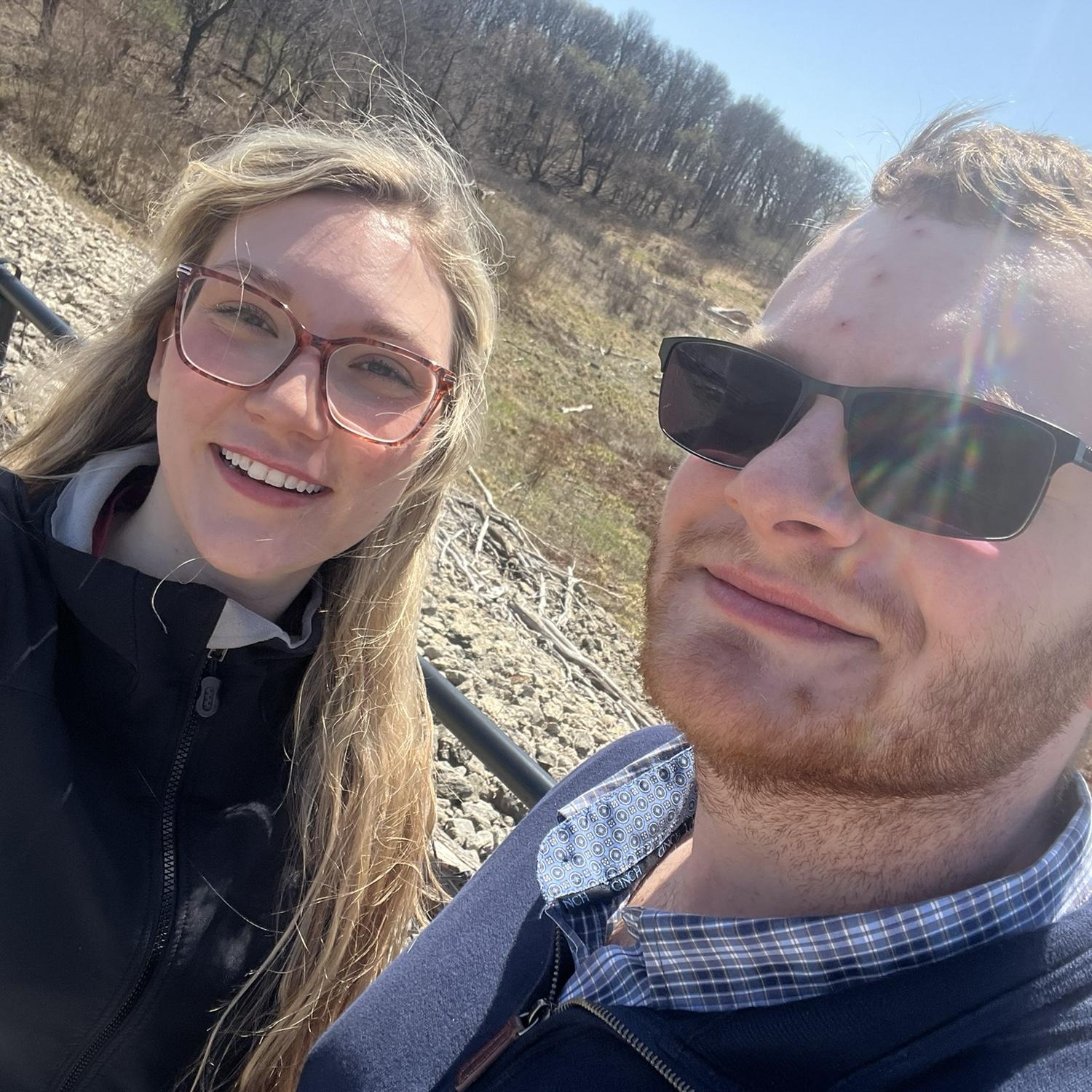 On a walk by Lake Red Rock in Pella