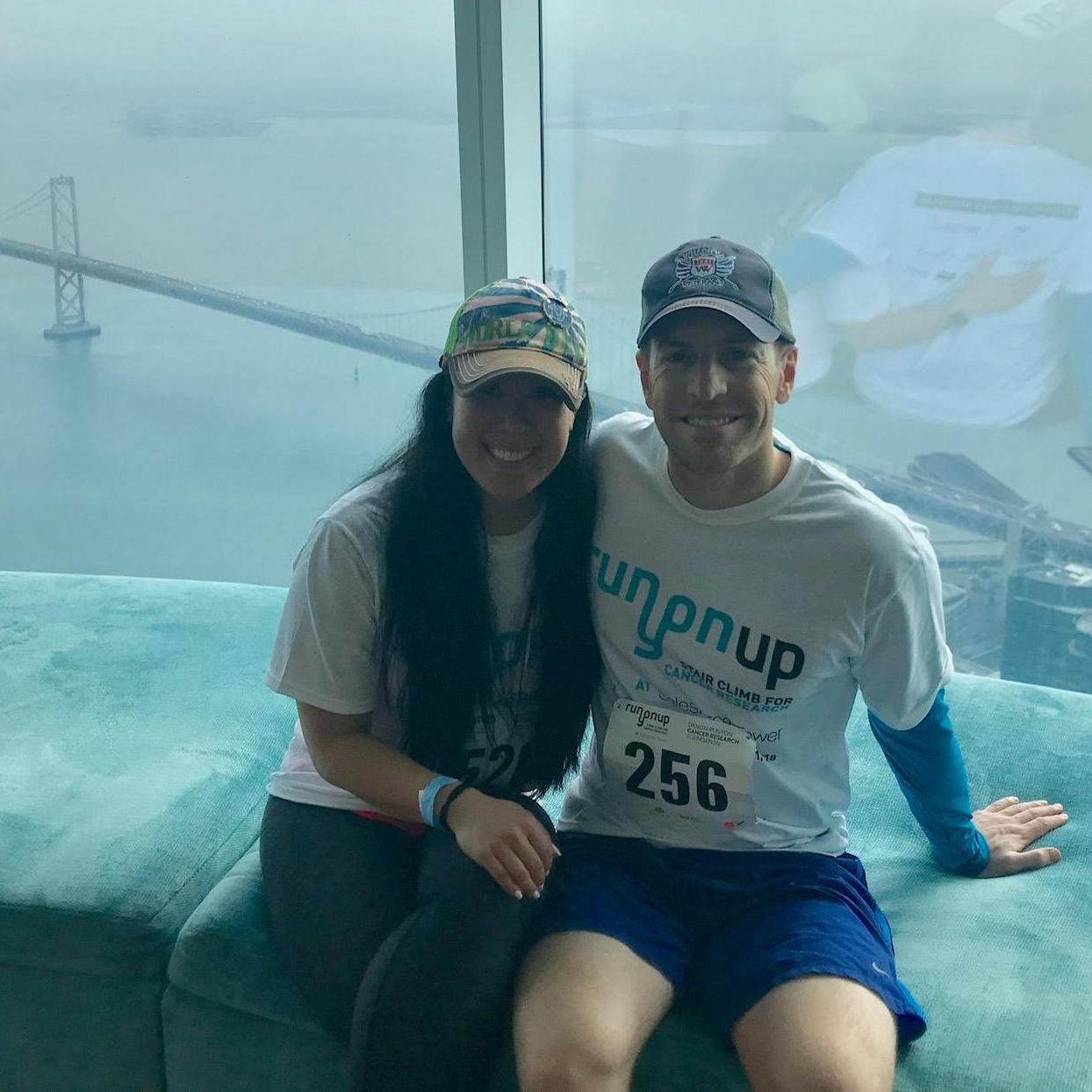 Running on up the new SalesForce Tower