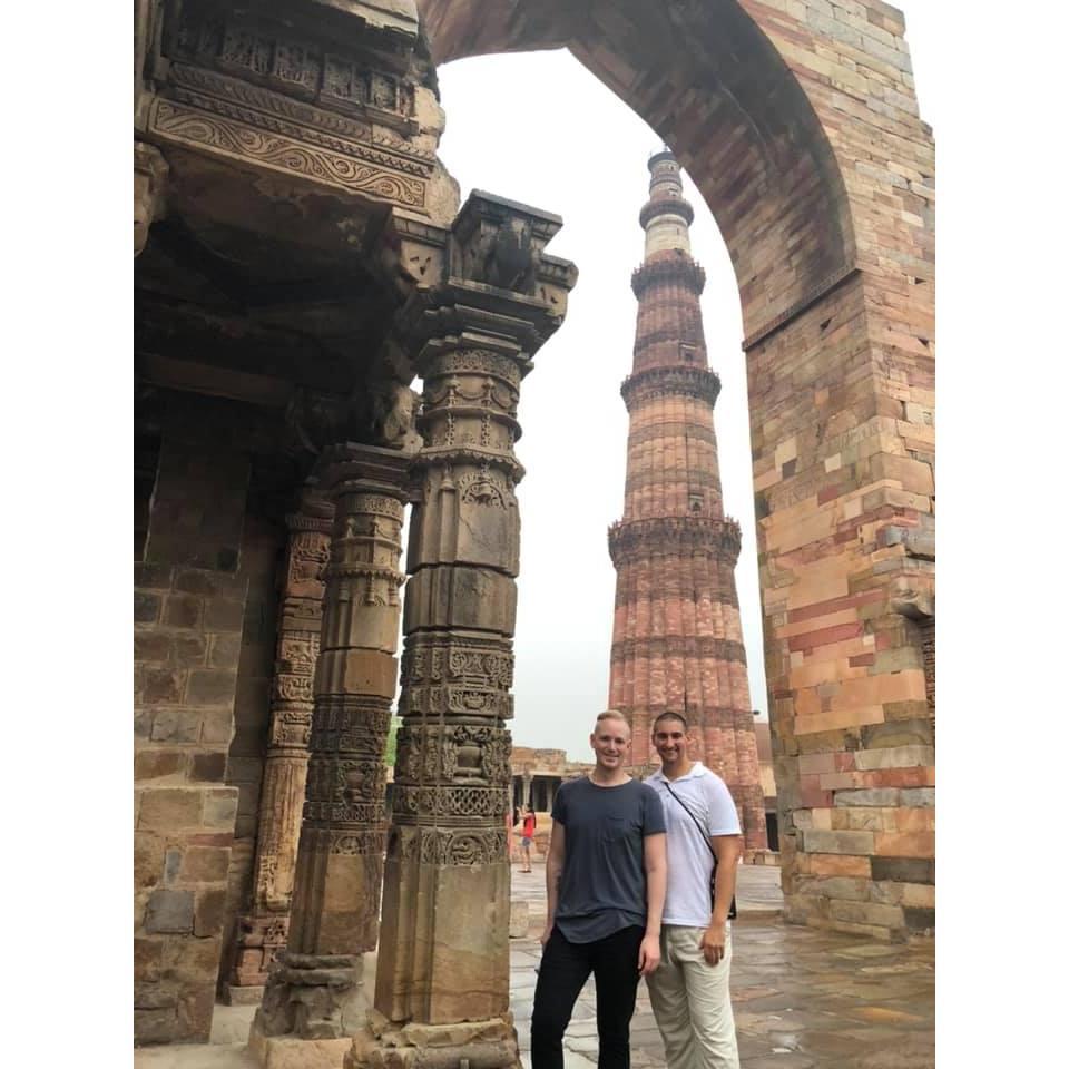 Qutb Minar in Delhi, India.