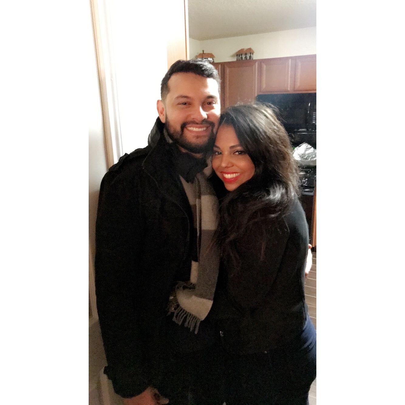 Our first New Year's Eve celebration, 2017 to 2018!