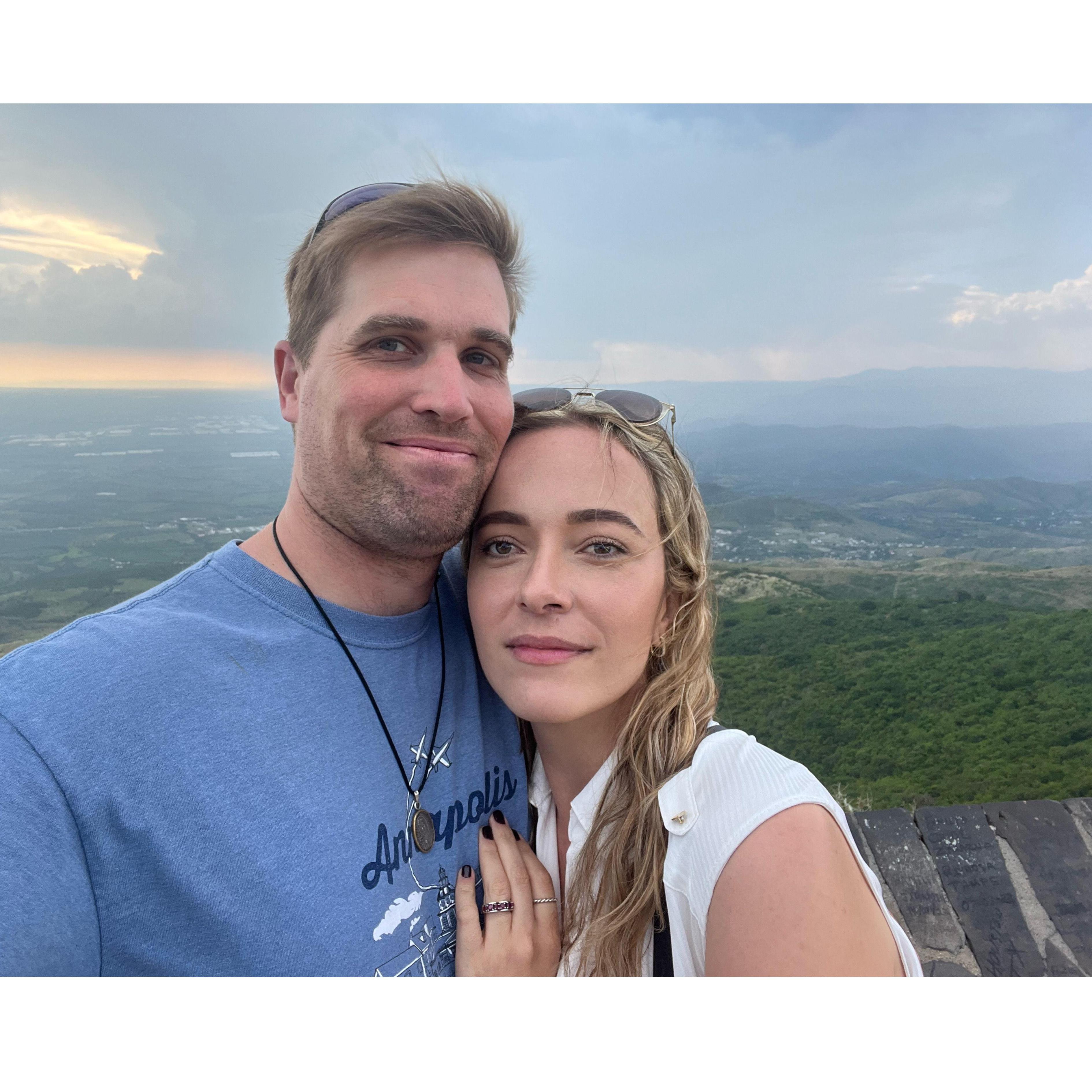 Our first picture in a very special place for us!
