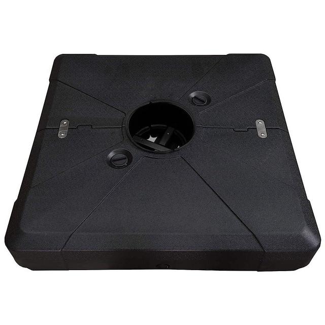 PURPLE LEAF Offset Patio Umbrella Base Sand/Water Filled Square, 36.6'' X 36.6''