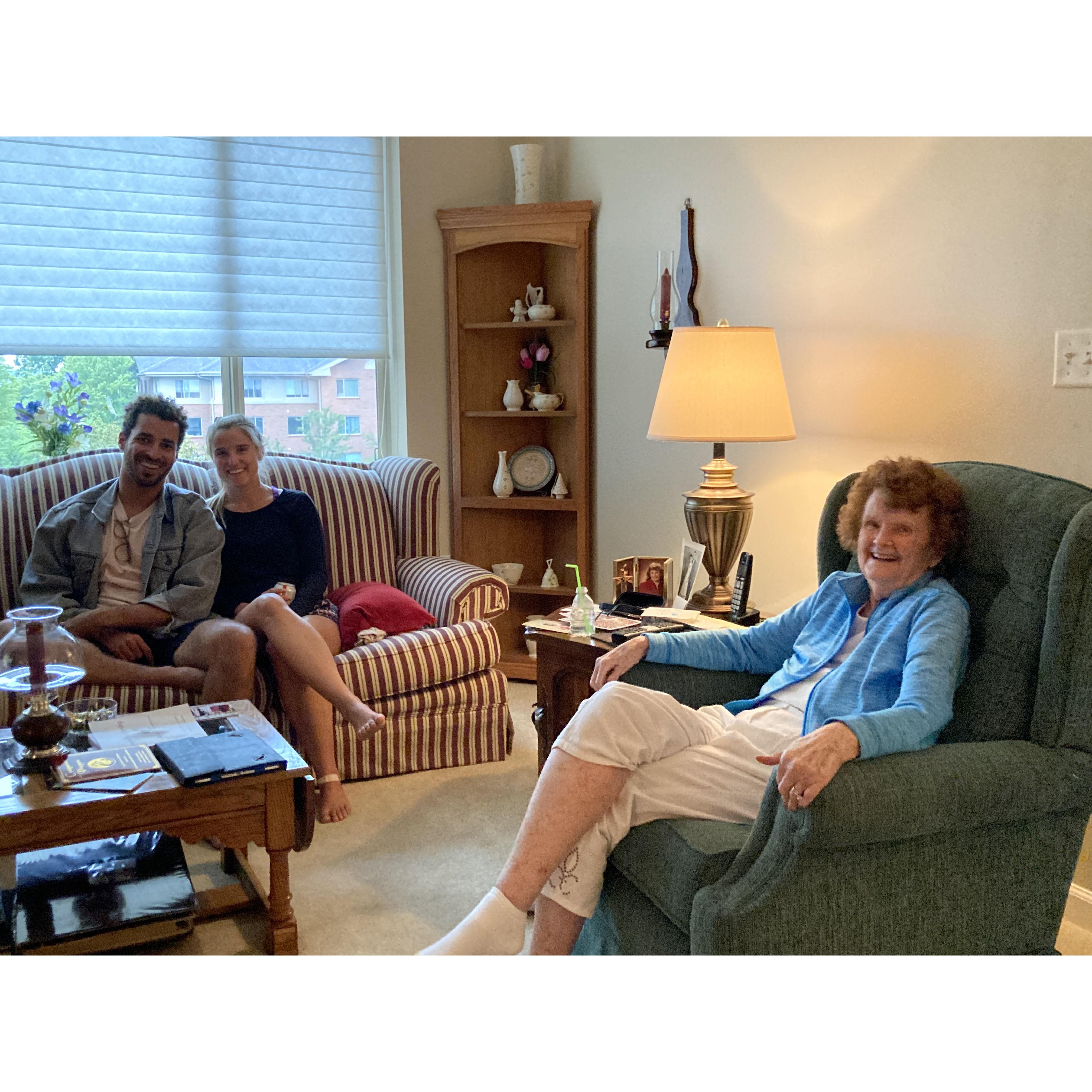 Visiting our #1 lady